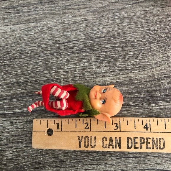 Vtg Naughty Elf Triplets Holiday Decor - Picture 10 of 11